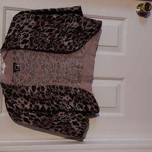 Torrid Cheetah print Shrug size 2